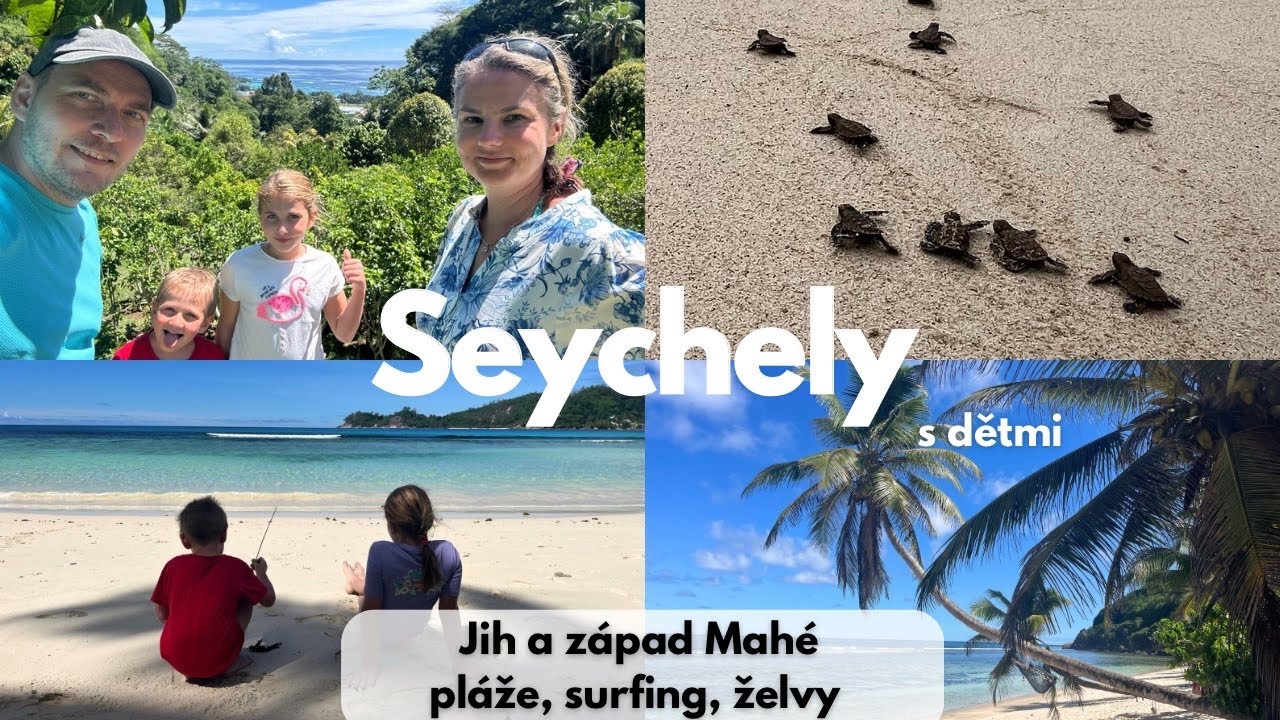 Aktivní Seychely s dětmi 1 týden prosinec 2025 (jižní Mahé, nejlepší pláže, želvy, surfování)