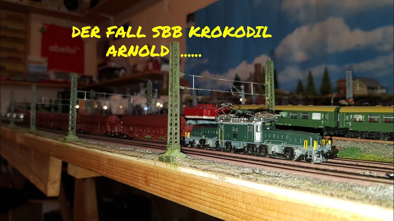 Spur N Modellbahn, Der Fall Arnold Krokodil SBB...