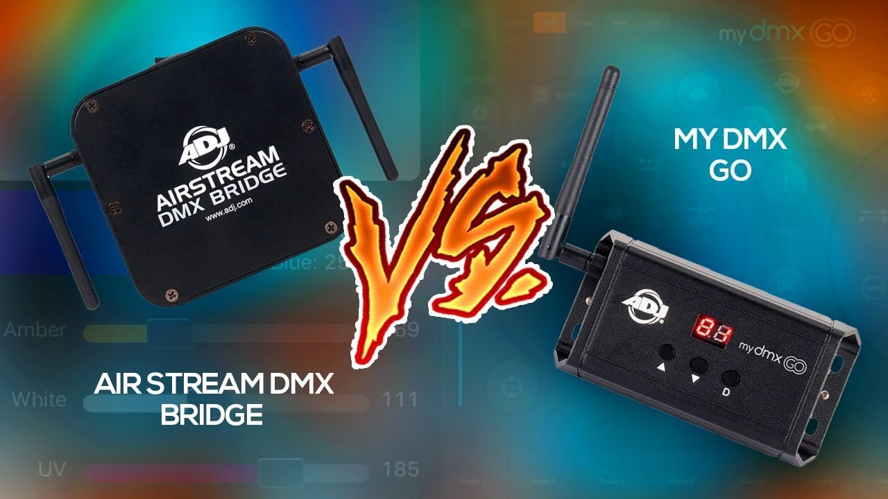 ADJ Airstream DMX Bridge против My DMX Go | Управление освещением с помощью планшета