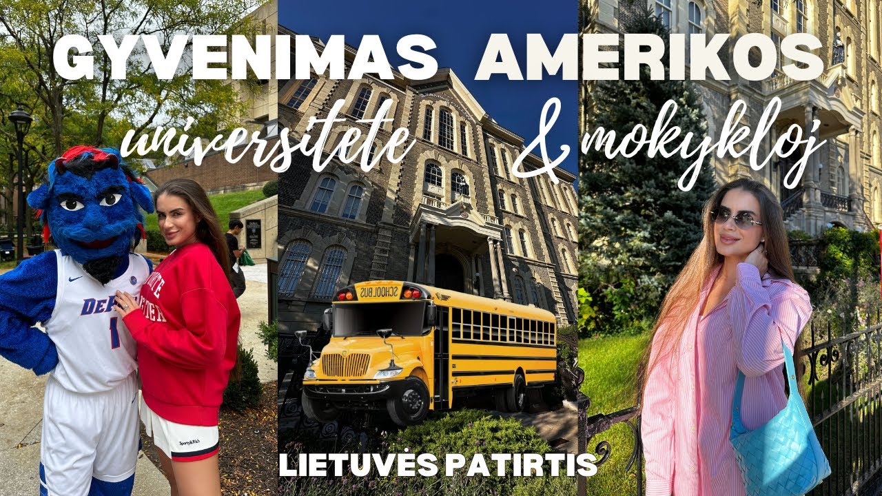 Tikras AMERIKOS STUDENTŲ Gyvenimas ir VISKAS ko neparodo FILMAI: promas, vakarėliai ir daugiau!
