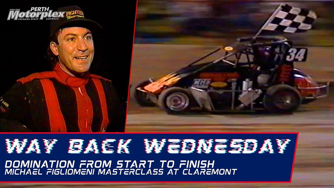 Michael Figliomeni Domination | 50th Annual Speedcar Classic Race Claremont Speedway (2000)