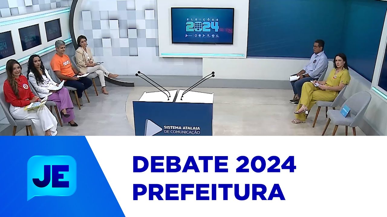 TV Atalaia realiza 1° debate entre candidatos a prefeito de Aracaju - JE