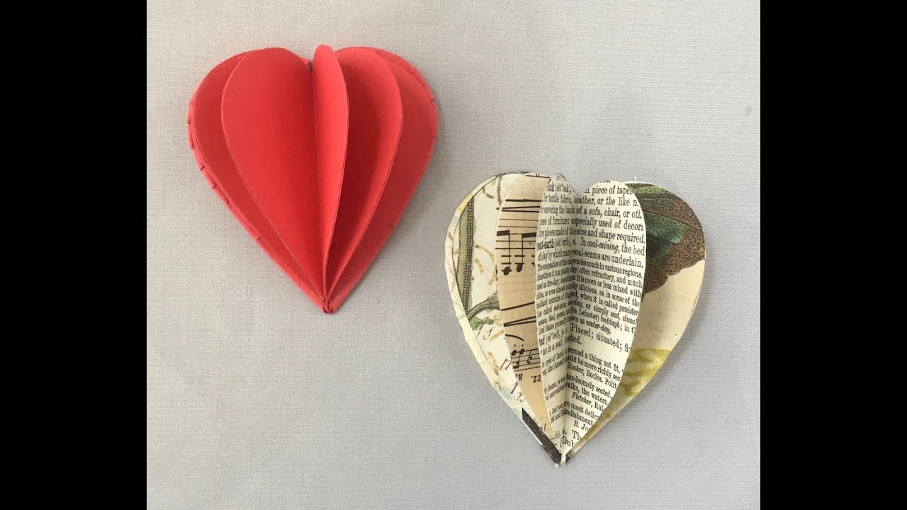How to Make a Heart Shaped Book