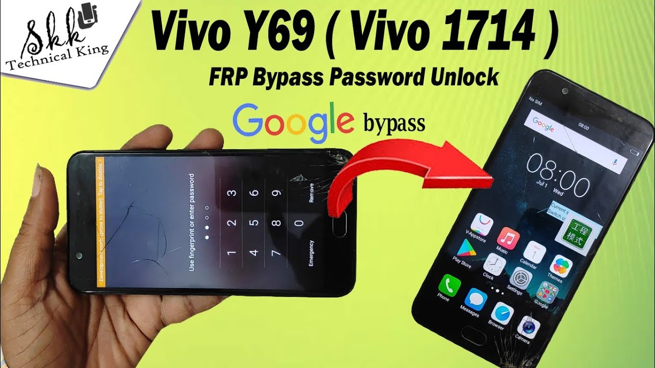 Vivo y69 (Vivo -1714) FRP bypass password unlock💯 working सबसे आसान और सुरक्षित तरीका #vivoy69unlock