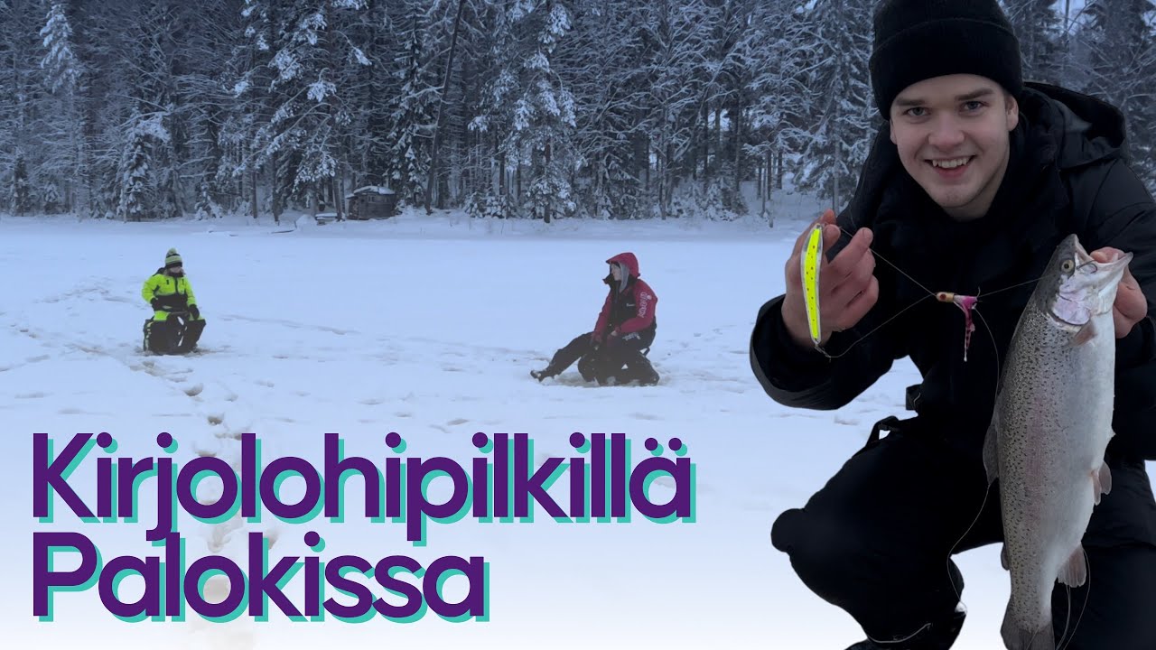 Kirjolohen pilkintää Palokin lohilammilla - Tekniikat, välineet ja pilkit - Tarinoita ja tapahtumia
