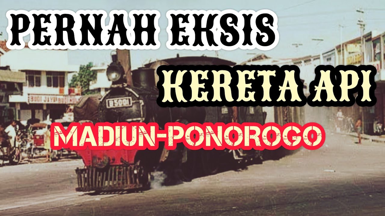 PERNAH EKSIS JALUR KERETA API MADIUN-PONORO #keretaapi #keretaapiindonesia #kai #madiun #ponorogo