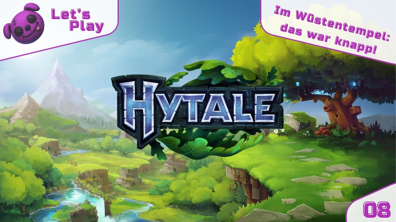 Im Wüstentempel: das war knapp! Hytale LP#08