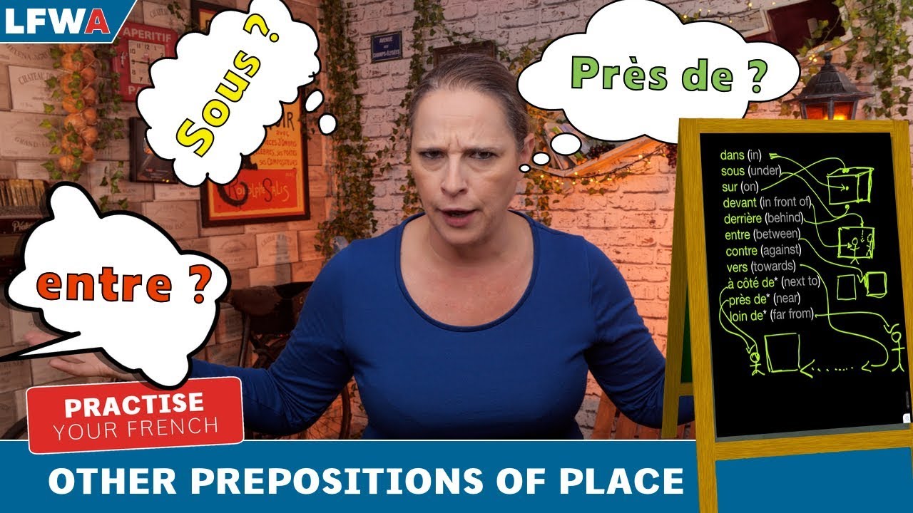 Practise your French Prepositions Part 2 - 