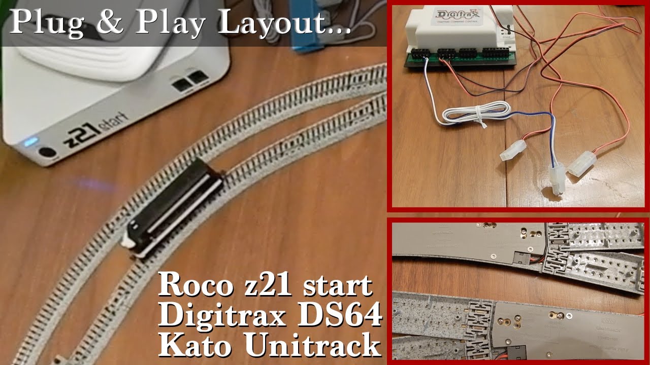 Creating A DCC Plug & Play System with the Roco z21, Digitrax DS64 & Kato Unitrack