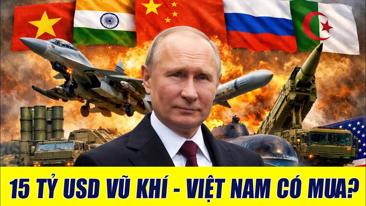 Nga Thu 15 Tỷ USD Vũ Khí: Việt Nam 