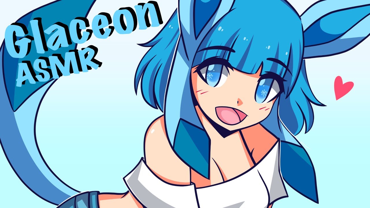 Relaxing With A Sweet Glaceon ♥ ASMR Pokémon Roleplay (ice sounds & hair brushing)