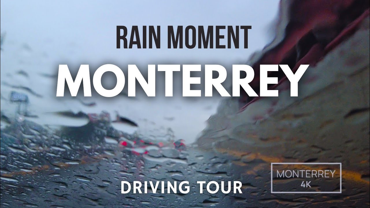 [ 4K ] Primer Lluvia de Septiembre 2023 Monterrey NL México - Driving tour - Monterrey 4K #asmrrain