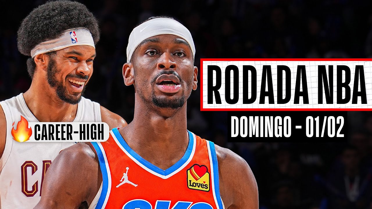 SHAI vence JOKIC com ATUAÇÃO BRILHANTE; JARRETT ALLEN DOMINA os BLAZERS - RODADA NBA 01/02