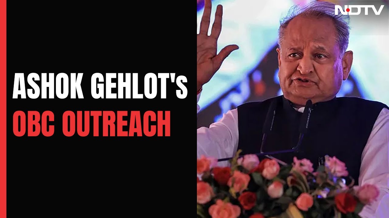 Ashok Gehlot's Caste Survey Pitch Ahead Of Rajasthan Poll