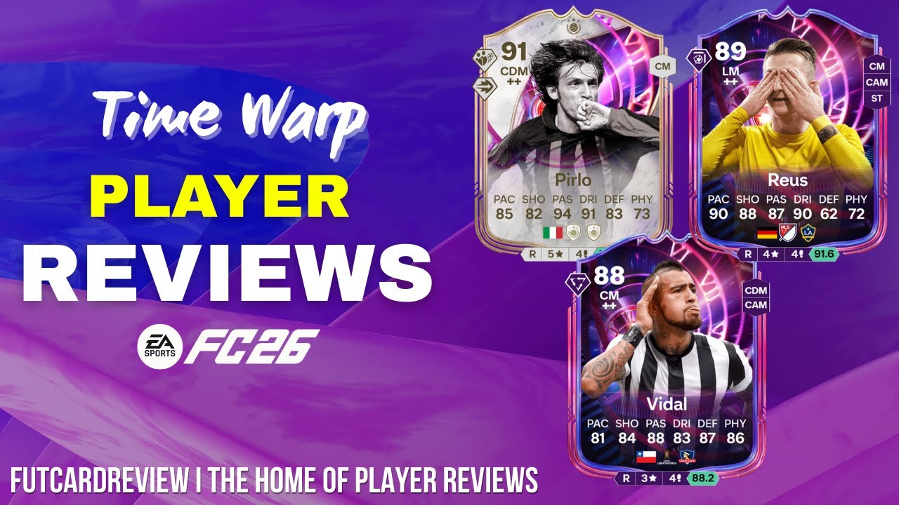 How Is This Only 30K?! 😳🔥 Time Warp Vidal SBC, Reus Finesse+ & Pirlo | FC 26 | Time Warp Promo