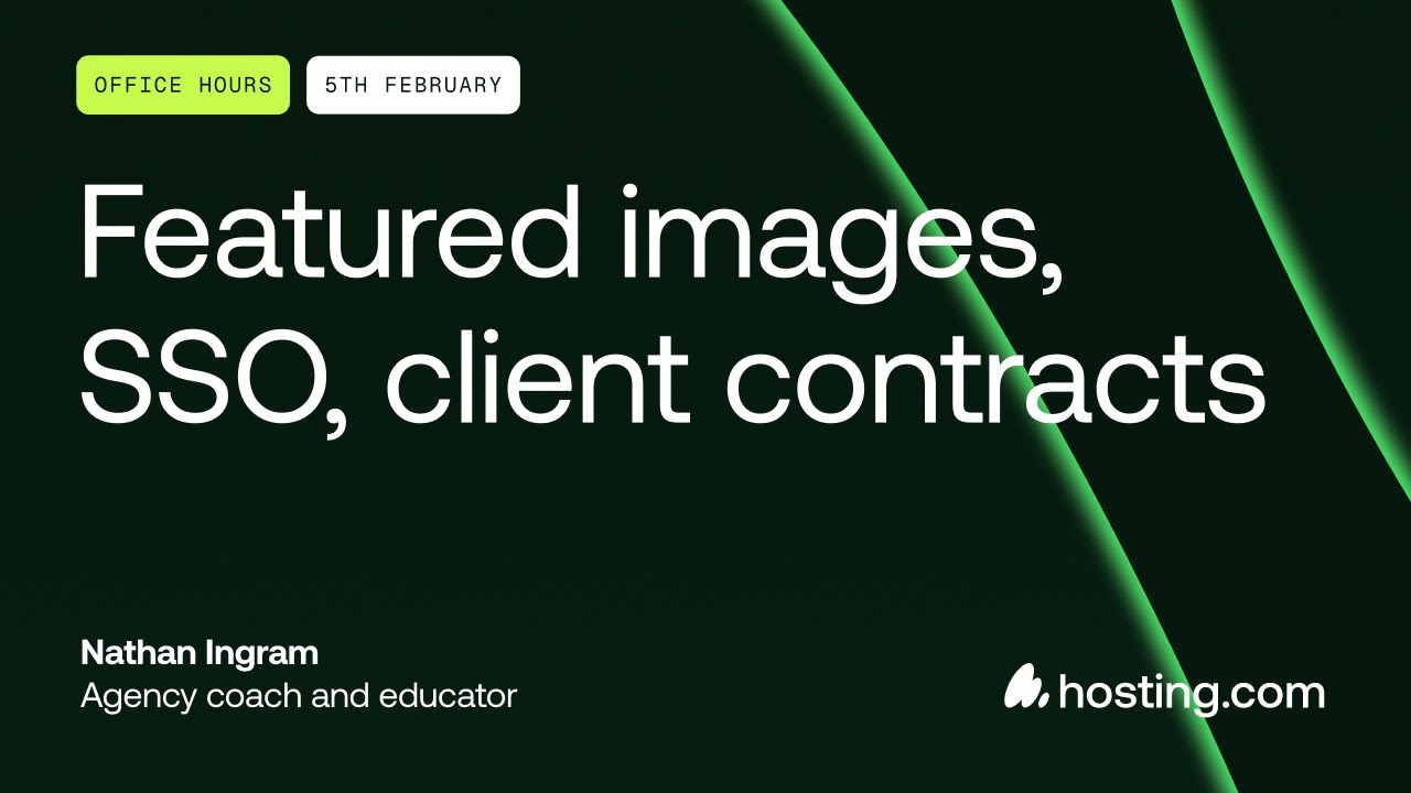 Office Hours: Featured images, SSO, client contracts - February 5, 2026