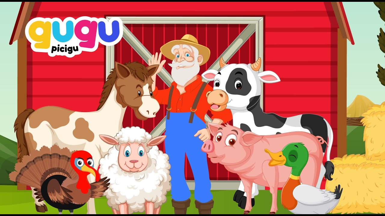 Old MacDonald Had a Farm | Learn Animal Sounds | Nursery Rhymes & Kids Songs