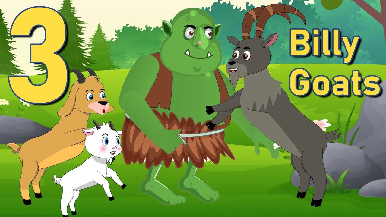 The Three Billy Goats Gruff | Fairy Tales for Kids