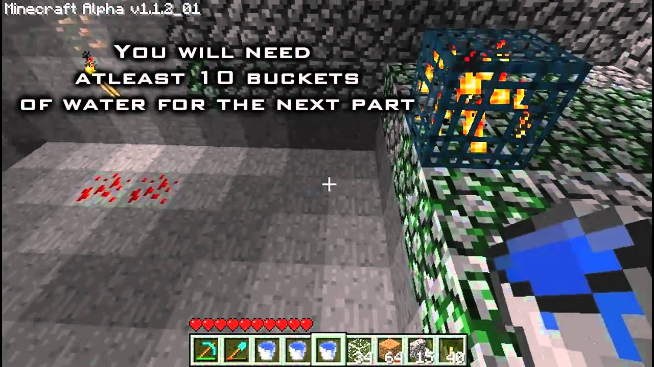 Minecraft - How to build a monster spawner trap + Looter