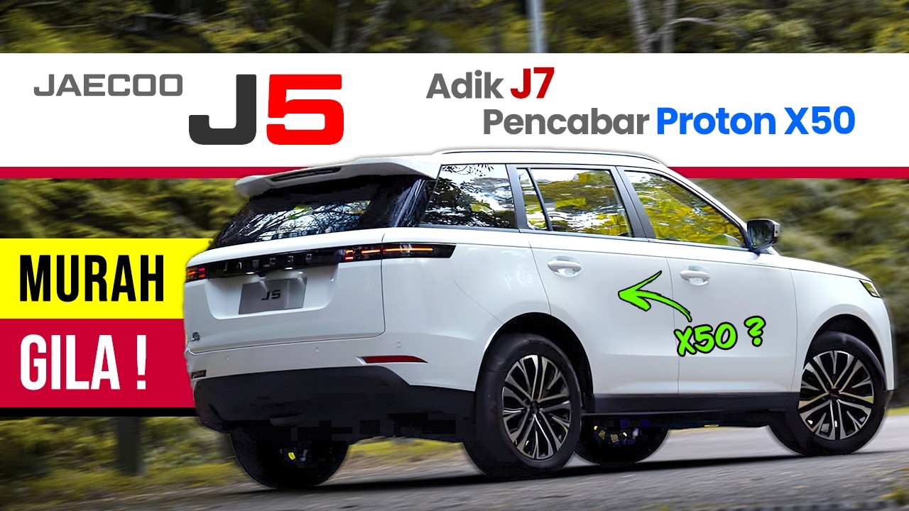JAECOO J5: Stop Tempah SUV Sebelum Tengok Kereta Ni, Review Lengkap Luar Dalam.
