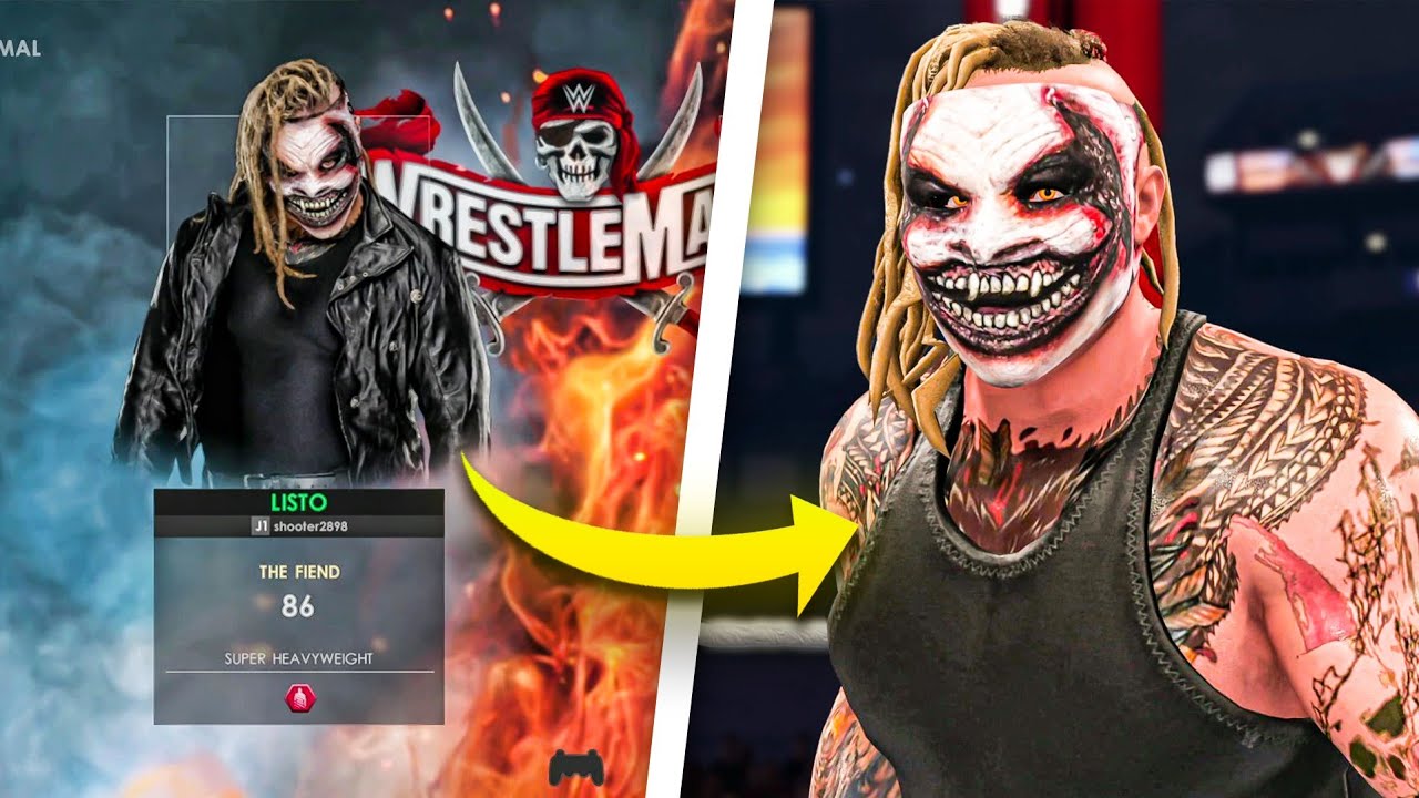 COMO JUGAR CON THE FIEND BRAY WYATT en WWE 2K22!!