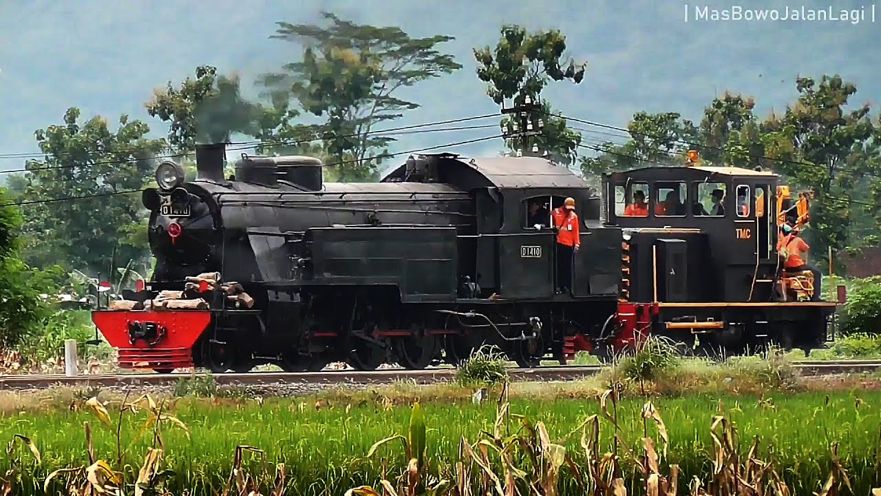 DIA MELAJU LAGI | Lokomotif Uap D1410 Meluncur ke Solo