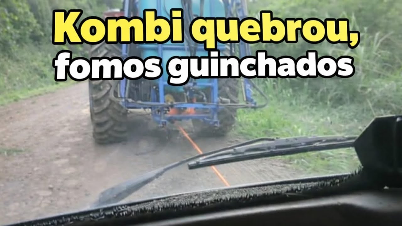 Mais uma vez a Kombi quebrou 