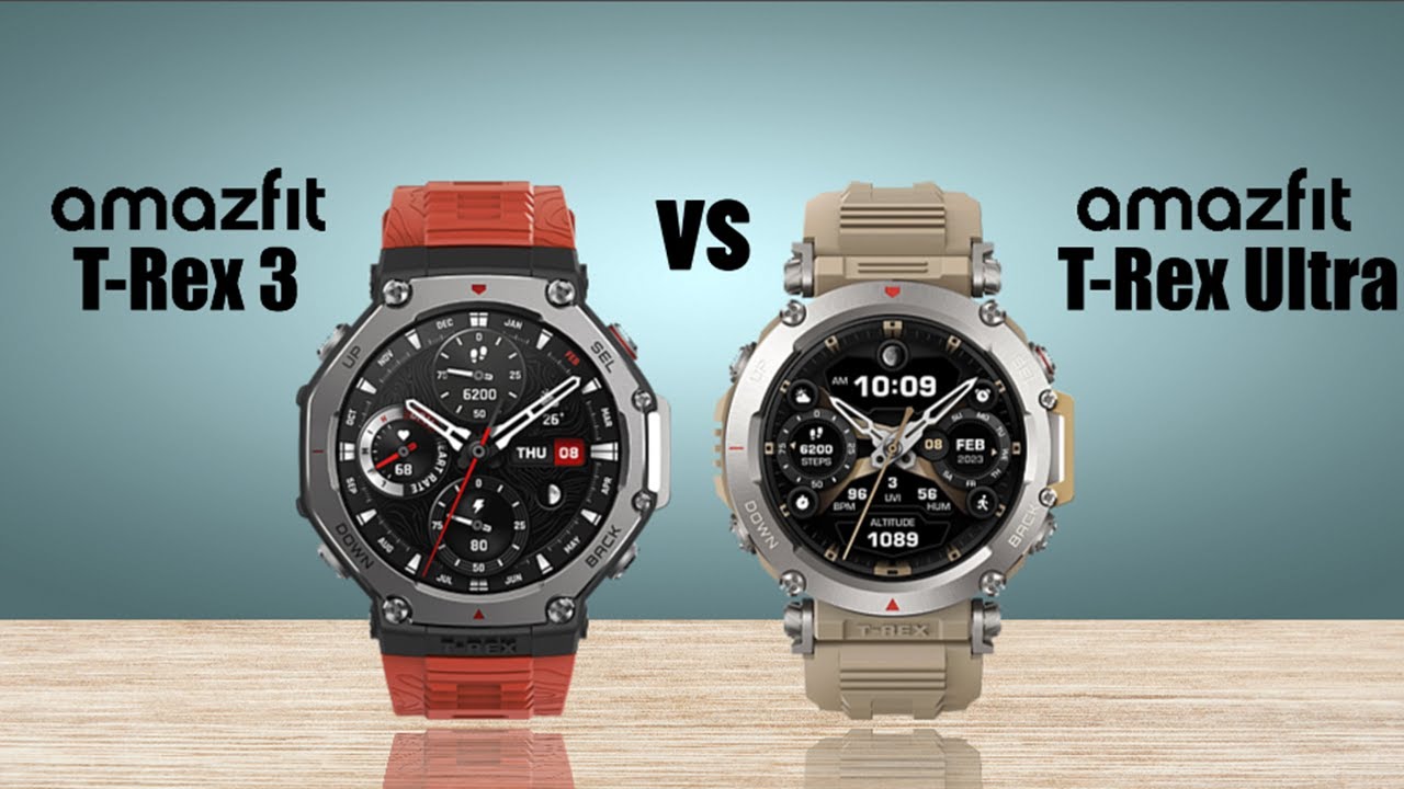 Amazfit T Rex 3 VS Amazfit T Rex Ultra