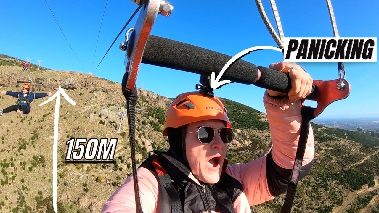 RIDING THE LONGEST AND HIGHEST ZIPLINE IN NEW ZEALAND // Christchurch adventure park