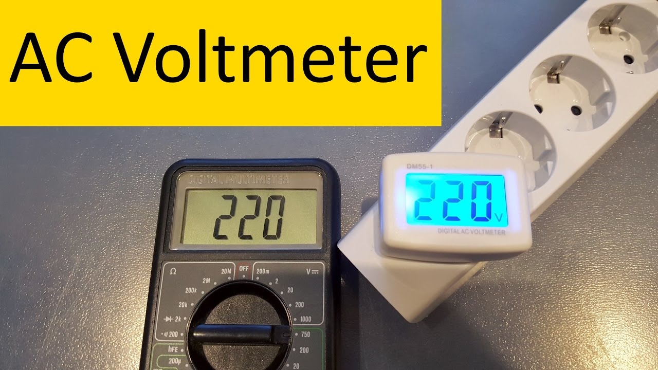 Digital AC Voltmeter DM55-1.