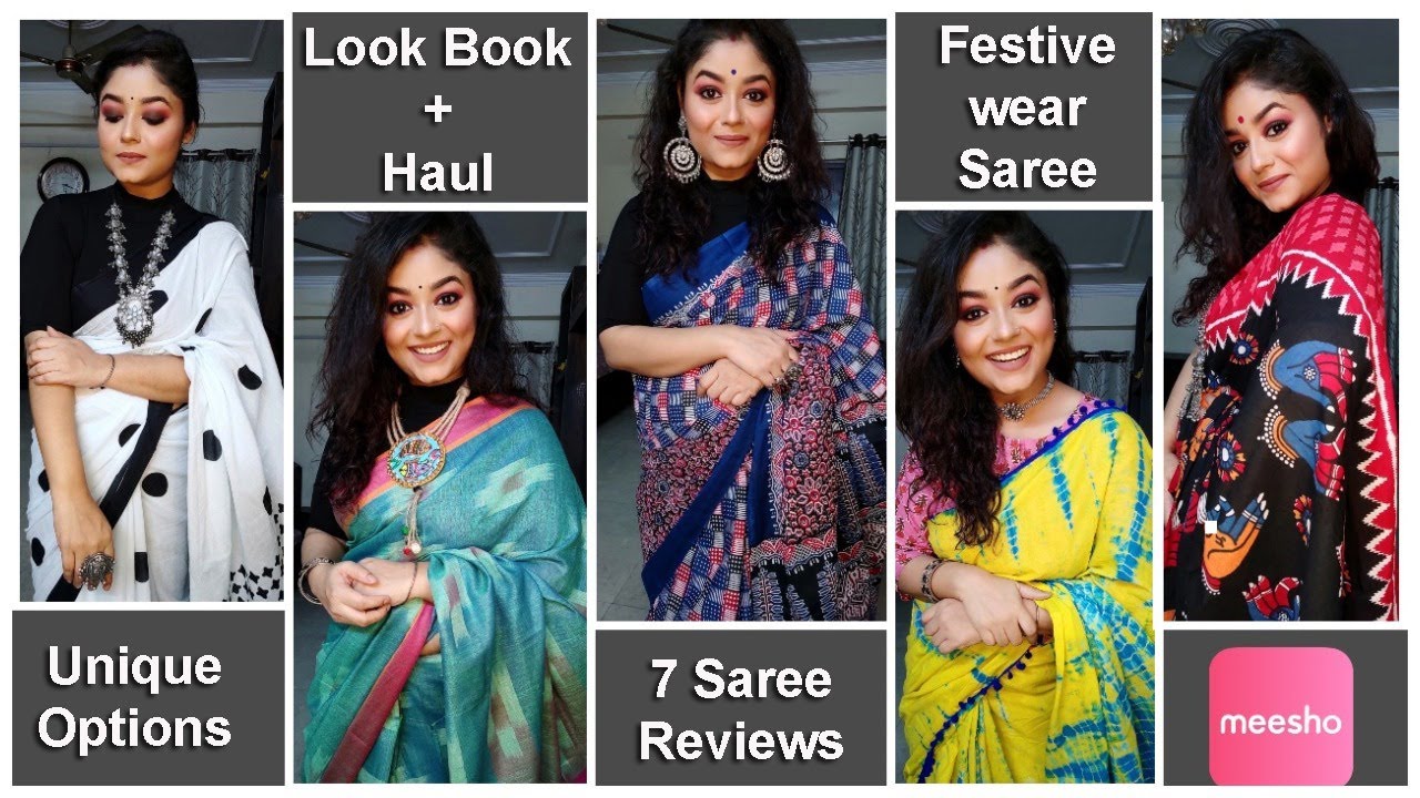 🥻Meesho Haul🥻Meesho Saree haul🥻Latest saree🥻Designer saree🥻 Karwachauth/Navratri🥻Festive wear Saree🥻