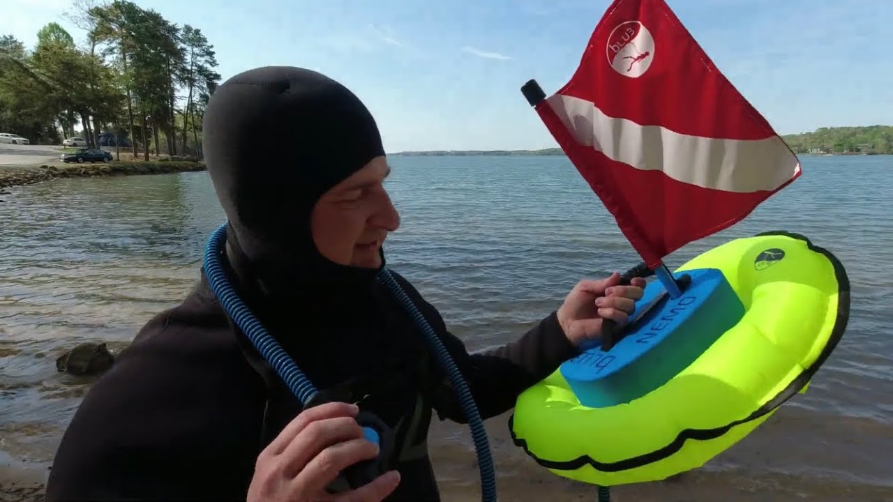 NEMO Blu3 Portable Dive System- Testing Hookah DIVING and METAL DETECTING