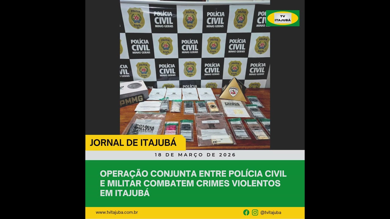 🚓 OPERA&Ccedil;&Atilde;O CONJUNTA ENTRE POL&Iacute;CIA CIVIL E MILITAR COMBATEM CRIMES VIOLENTOS EM ITAJUB&Aacute;