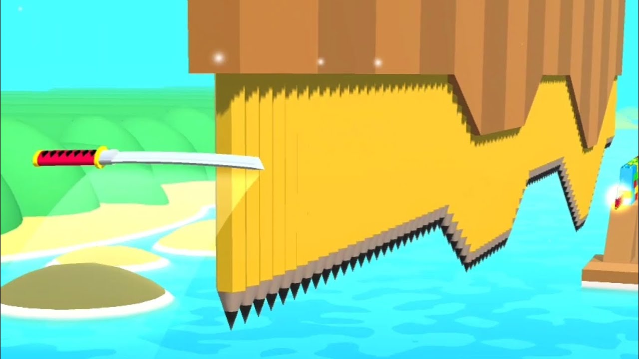 Flying Cut! Very Satisfying and Relaxing ASMR Slicing Gameplay Video