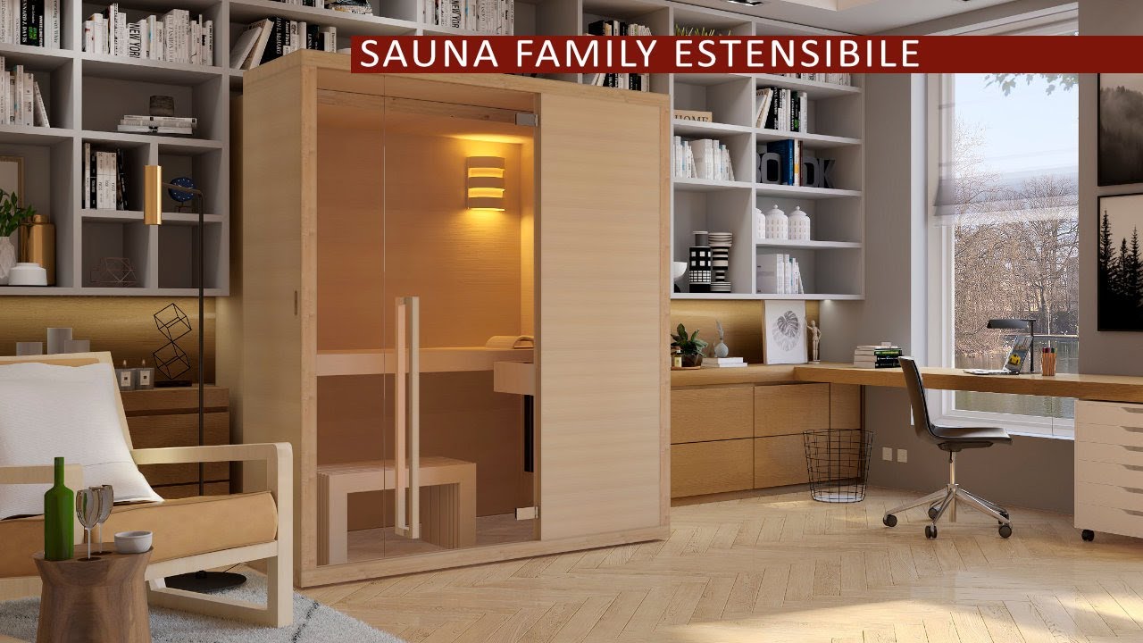 Sauna Family - la sauna estensibile by Stenal per la casa