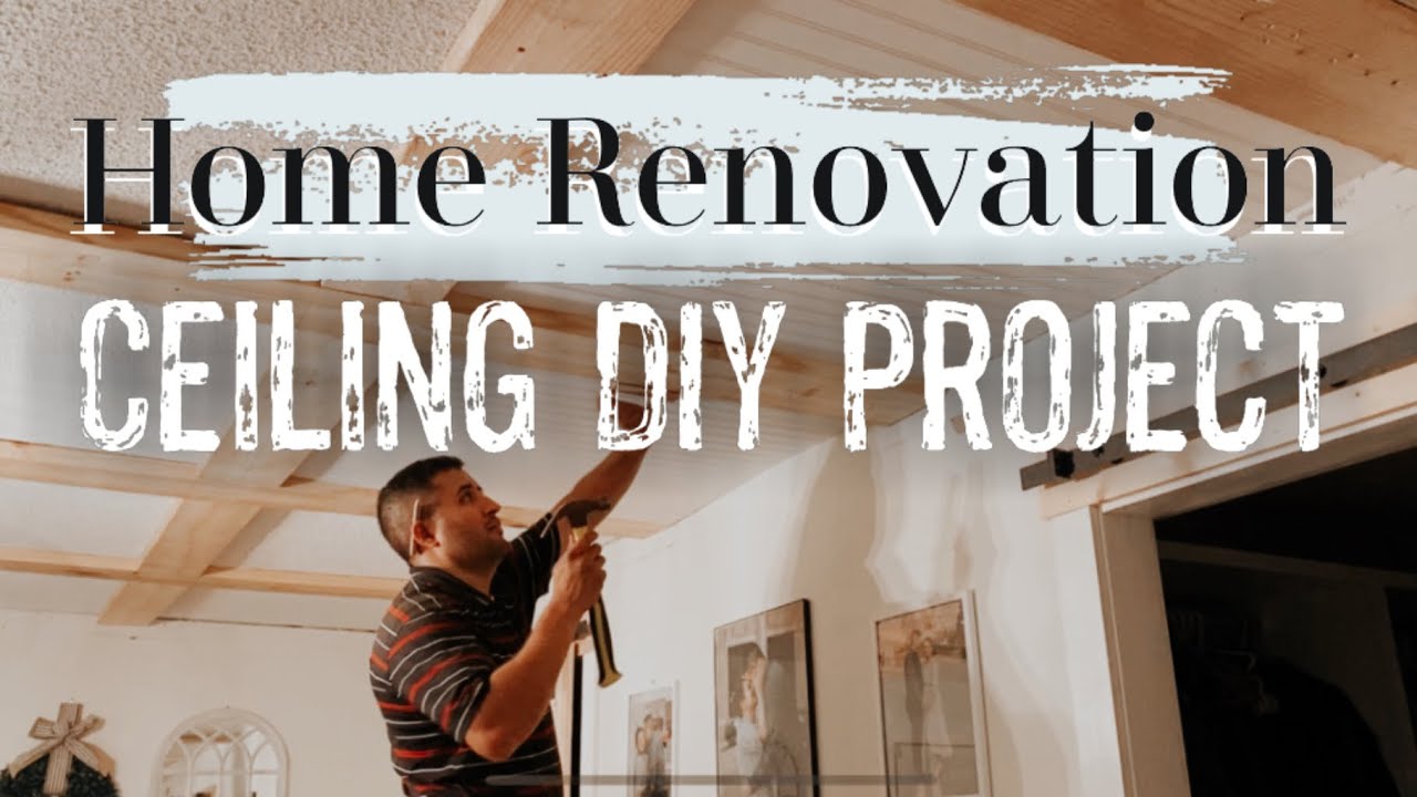DIY HOME RENOVATION PROJECTS!!! Coffer Ceiling DYI|Major Master Bedroom renovation Ep. 2|Series
