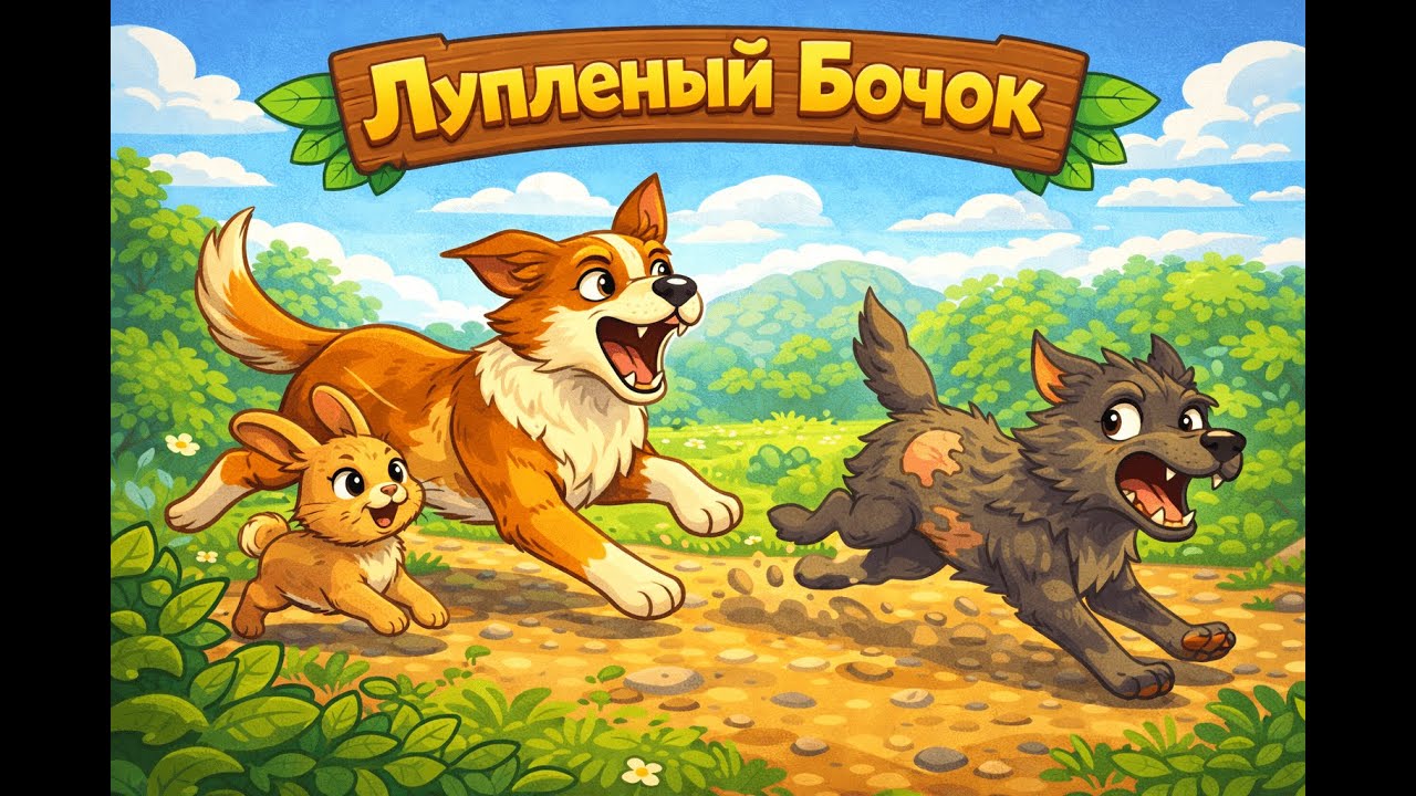 Лупленый бочок. Сказка на ночь.