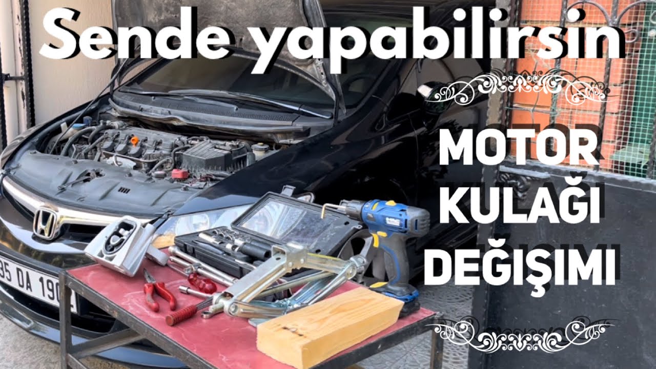Sol Motor Kulağı (üst şanzıman takozu) Değişimi | FD6 Civic
