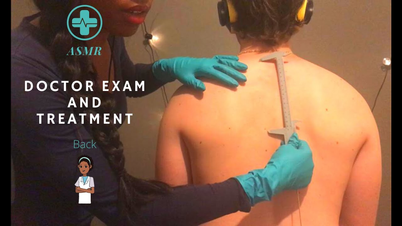 ASMR Francais👩‍⚕ROLEPLAY MÉDECIN_EXAMEN DU DOS ET TRAITEMENT👩‍⚕Doctor checkup and treatment