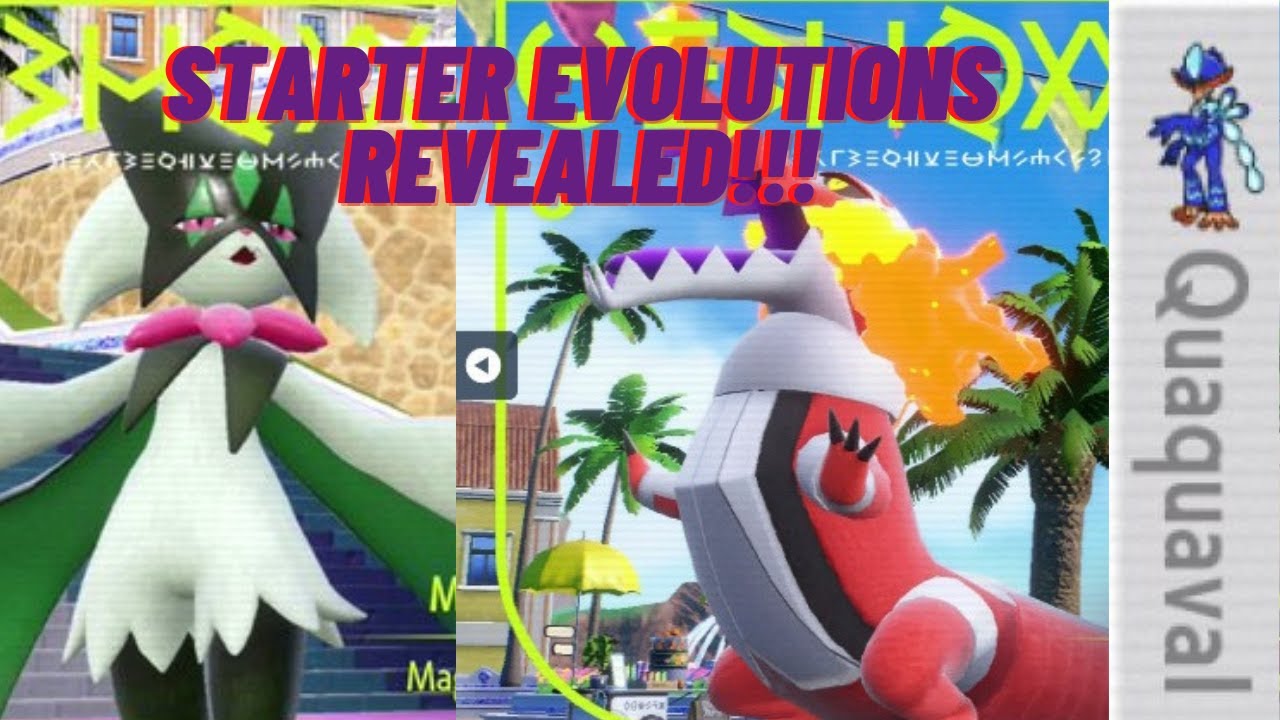 ALL GEN 9 STARTER EVOLUTIONS HAVE BEEN REVEALED!!!