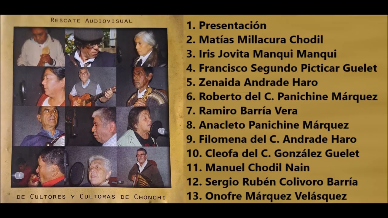 Rescate Audiovisual de Cultores y Cultoras de Chonchi [Audio] (2011)