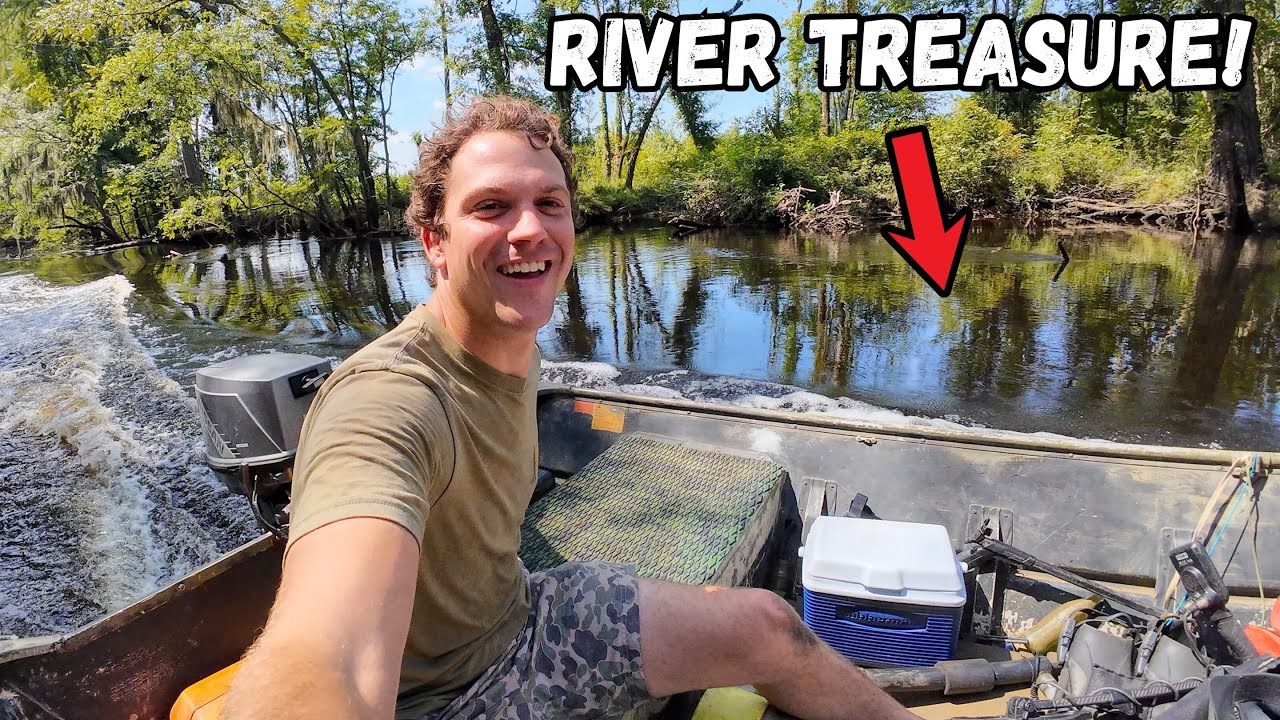 River Bed FULL of Old Coins, Bottles & Relics! (Scuba Diving Hunt)