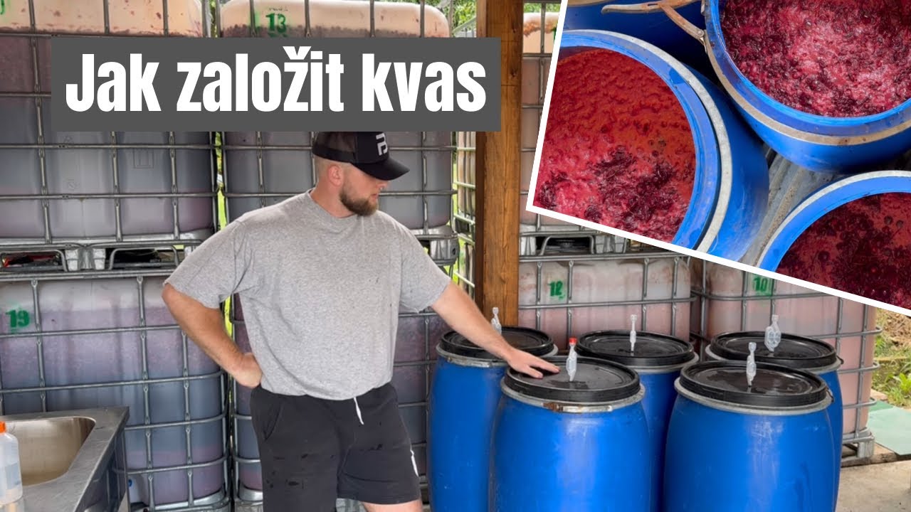 Příprava kvasu krok za krokem a všeobecné základy (višně/třešně)