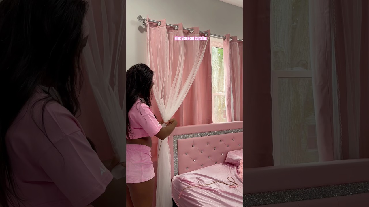 Pink Amazon finds 😍Amazon must haves 💗Pink bedroom 💓#pinkfinds