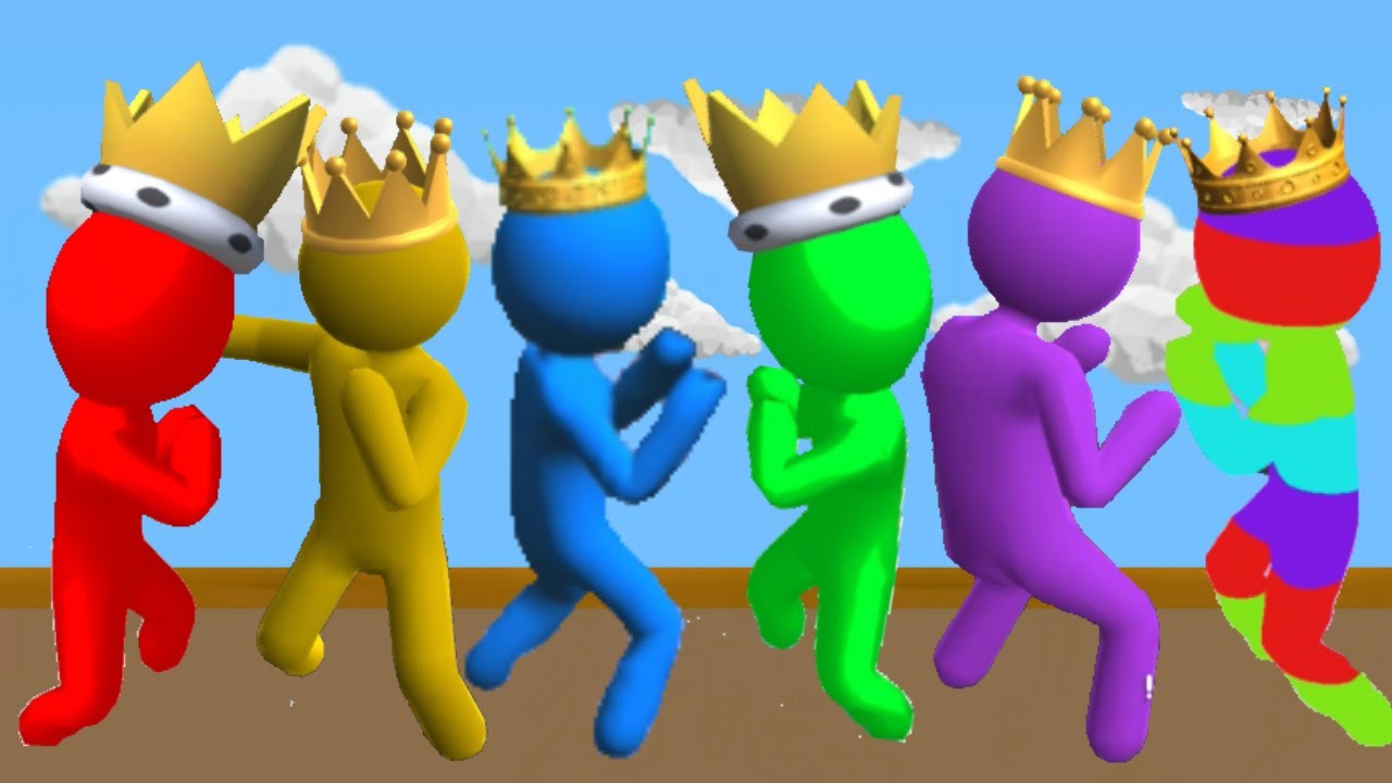 COLOR RUN STICKMAN 3D vs GIANT RUSH vs COLOR RUSH 3D - Triple Game