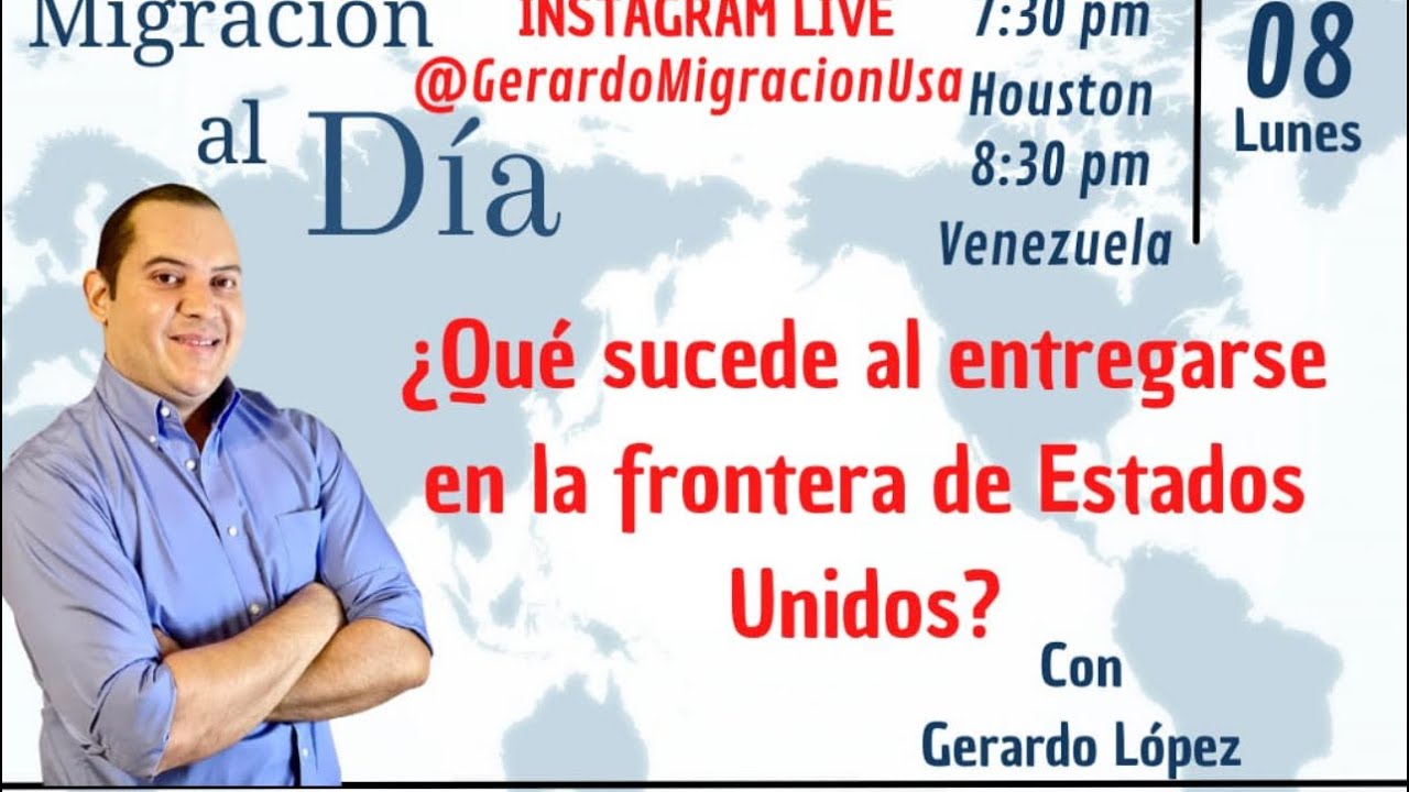 ¿Qué pasa cuando me entrego en la frontera de Estados Unidos con Mexico ?