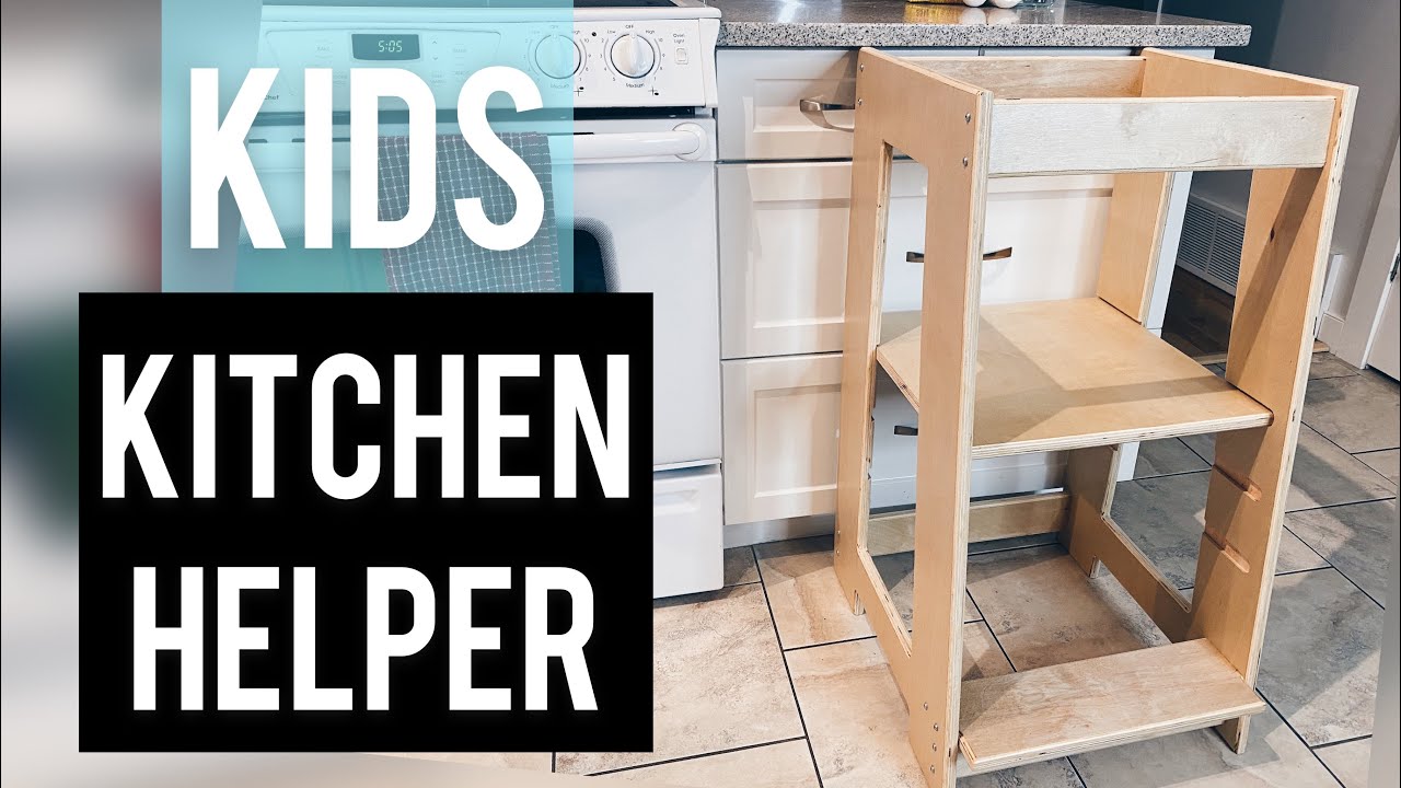 Kids Learning Tower Kitchen Helper Stool