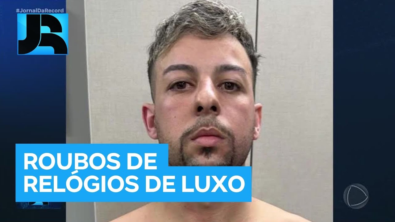 Polícia de SP prende integrante de quadrilha especializada em roubos de relógios de luxo