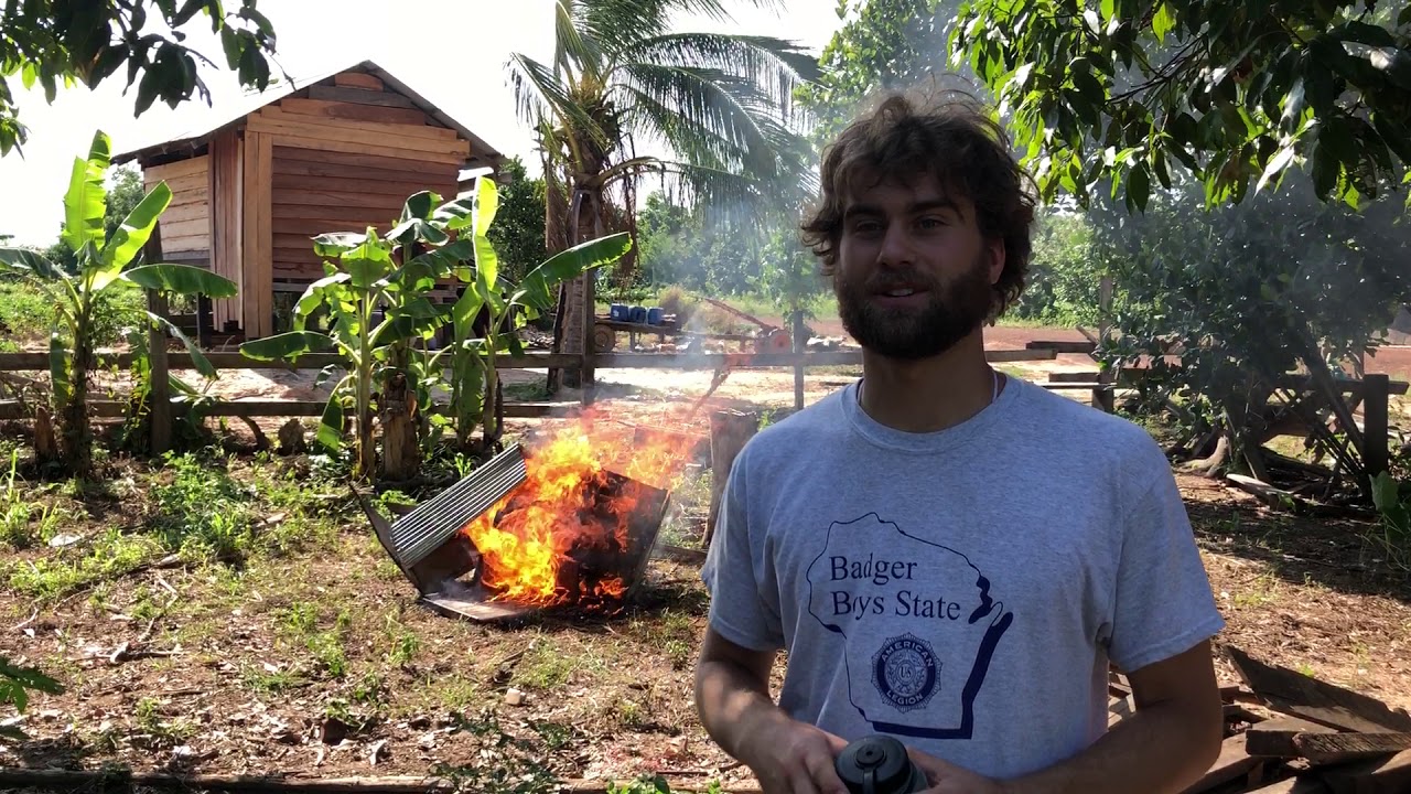 Spirit Houses Being Burned in Cambodia