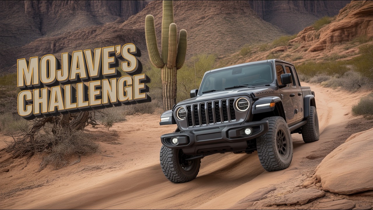 Jeep Mojave stuck navigating an unexpected desert maze